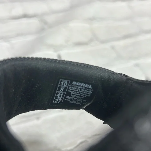 Sorel Kinetic Y-Strap Black Sandals - Women’s Size 10 - Picture 11 of 16